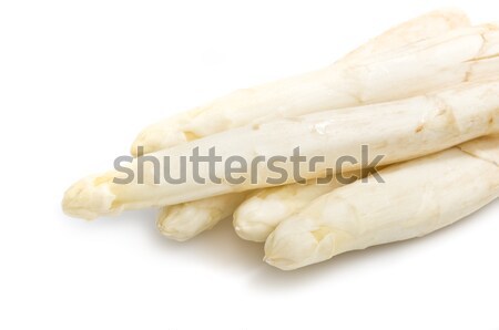 Belo branco espargos jantar almoço Foto stock © 3523studio
