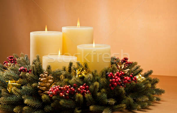 Advent wreath Stock photo © 3523studio