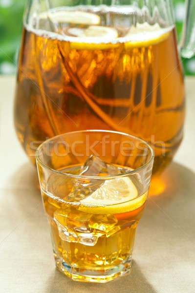 Iced Lemon Ice Tea Stock photo © 3523studio