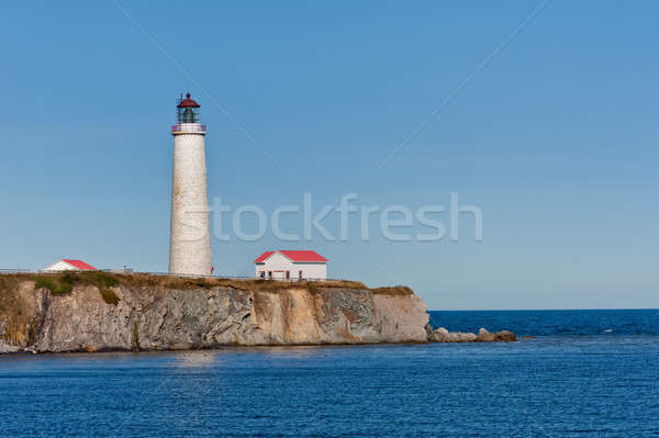 Cap latarni bezchmurny dzień Quebec Kanada Zdjęcia stock © 3523studio