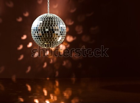 Bella rosolare pista da ballo specchio palla business Foto d'archivio © 3523studio