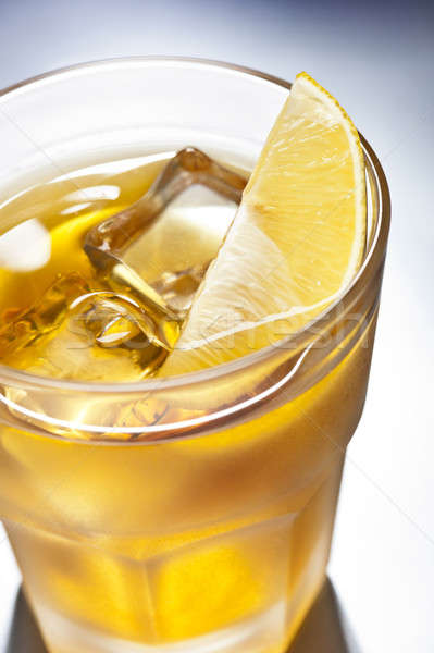 Stock foto: Rostigen · Nagel · Cocktail · Bild · Eis · trinken