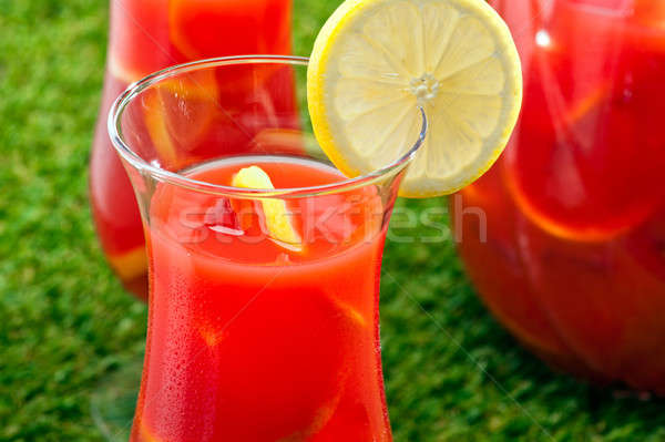Chilled Orange Lemon Sangria Stock photo © 3523studio