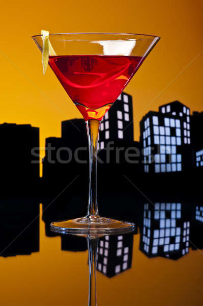 Stock photo: Metropolis Cosmopolitan Cocktail