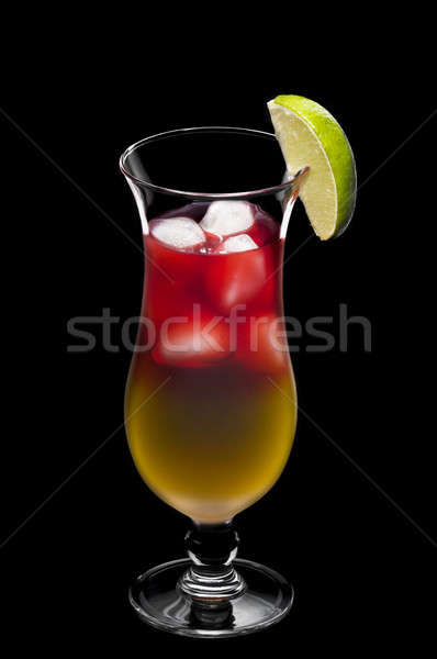 Bay Breeze cocktail over black Stock photo © 3523studio