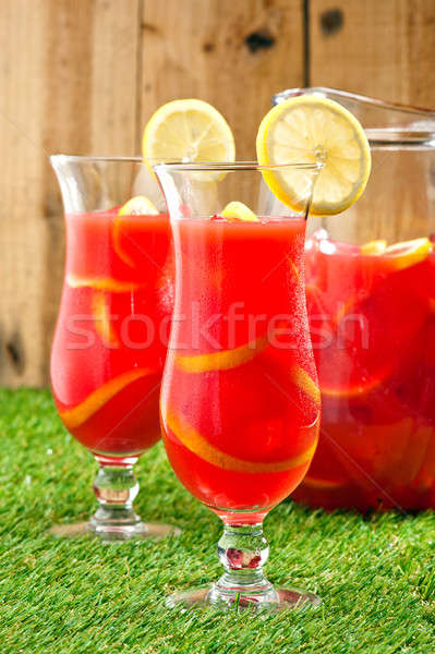 Chilled Orange Lemon Sangria Stock photo © 3523studio