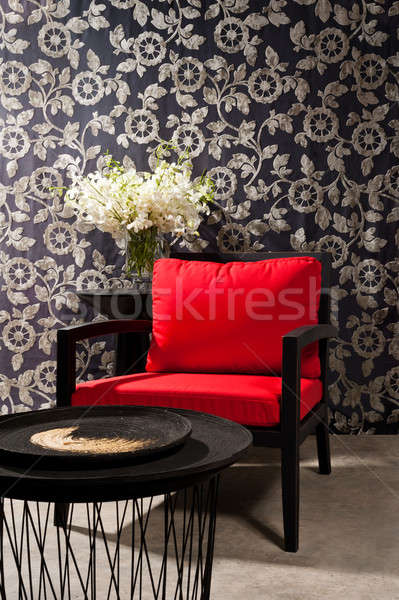 Black red Chair  Stock photo © 3523studio