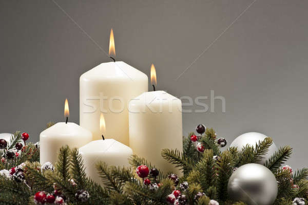 Advent wreath Stock photo © 3523studio