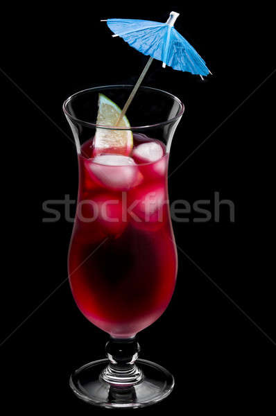 Sea Breeze cocktail over black Stock photo © 3523studio
