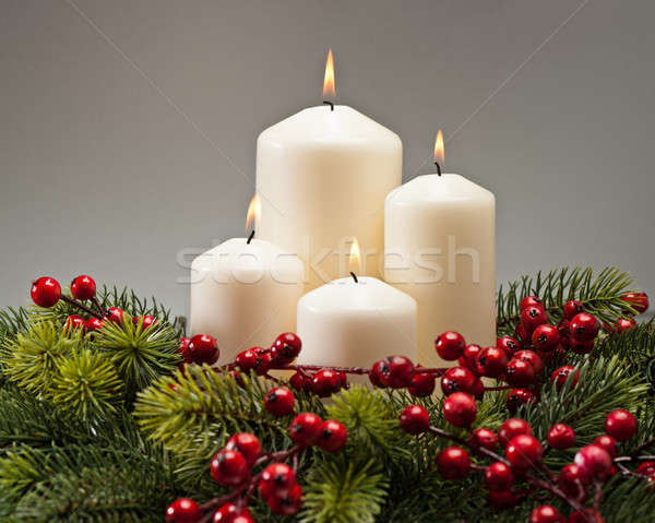 Advent wreath Stock photo © 3523studio