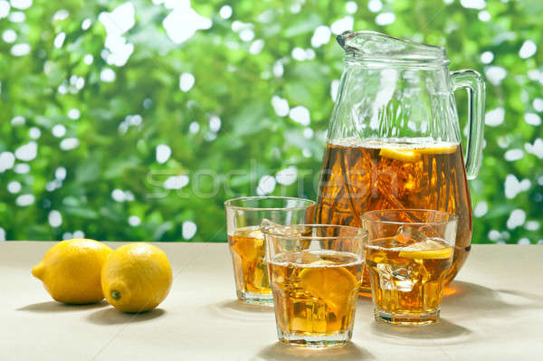 Iced Lemon Ice Tea Stock photo © 3523studio