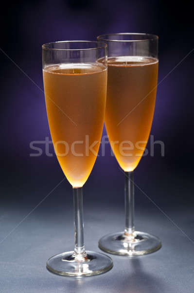 Verre bleu pourpre fête résumé bar [[stock_photo]] © 3523studio