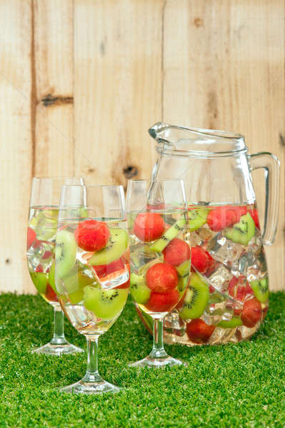 Kiwi Melon white Sangria Stock photo © 3523studio