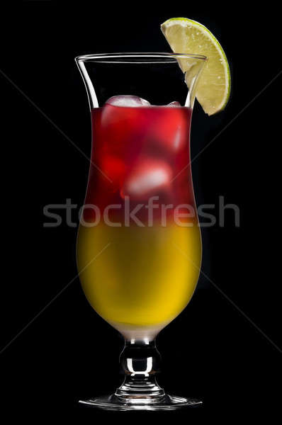 Bay Breeze cocktail over black Stock photo © 3523studio