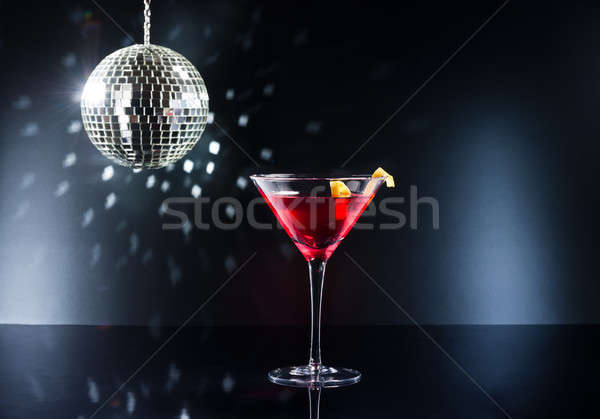 Cocktails piste de danse disco eau verre bar [[stock_photo]] © 3523studio