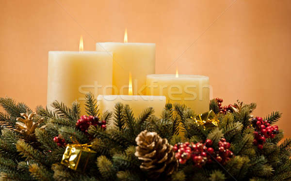 Advent wreath Stock photo © 3523studio