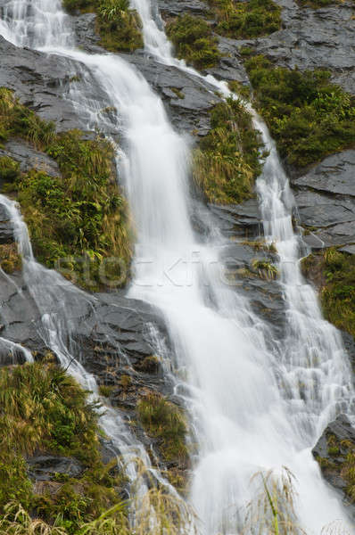 Waterfall during rain showers Stock photo © 3523studio