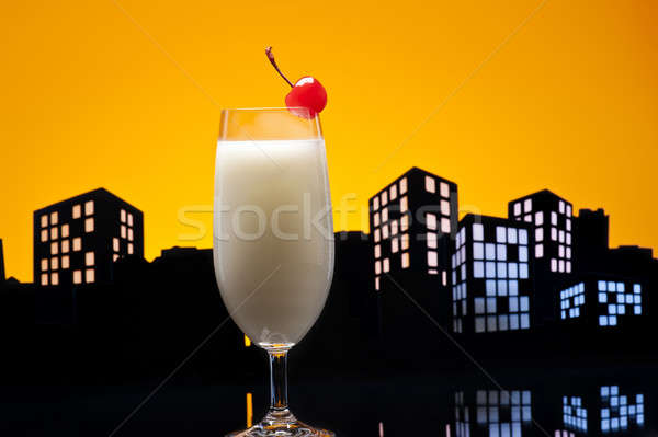 Stock photo: Metropolis Pina colada cocktail