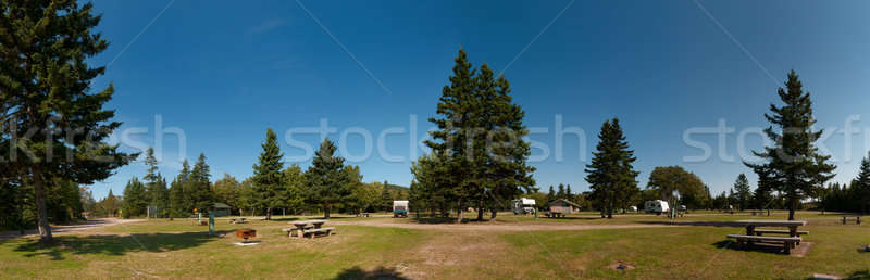 Campground of Cape Breton Highlands National Park Stock photo © 3523studio