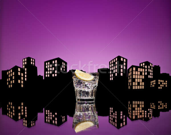 Stockfoto: Metropolis · cocktail · partij · glas · drinken
