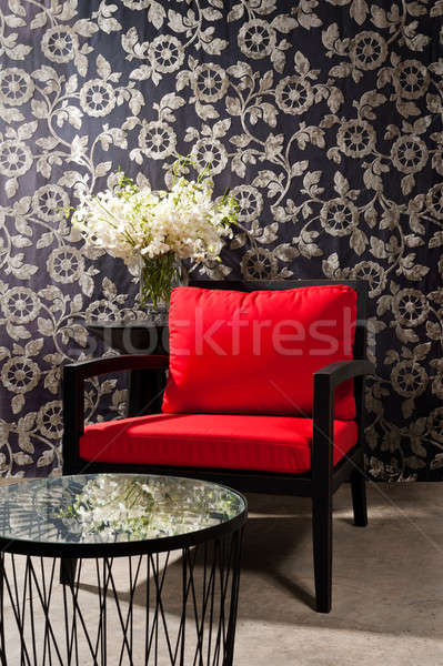 Black red Chair  Stock photo © 3523studio