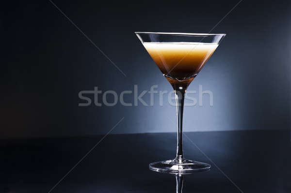 Koffie martini cocktail disco lichten bar Stockfoto © 3523studio