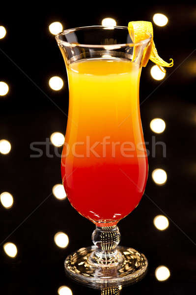 Tequila Sunrise cocktail Stock photo © 3523studio