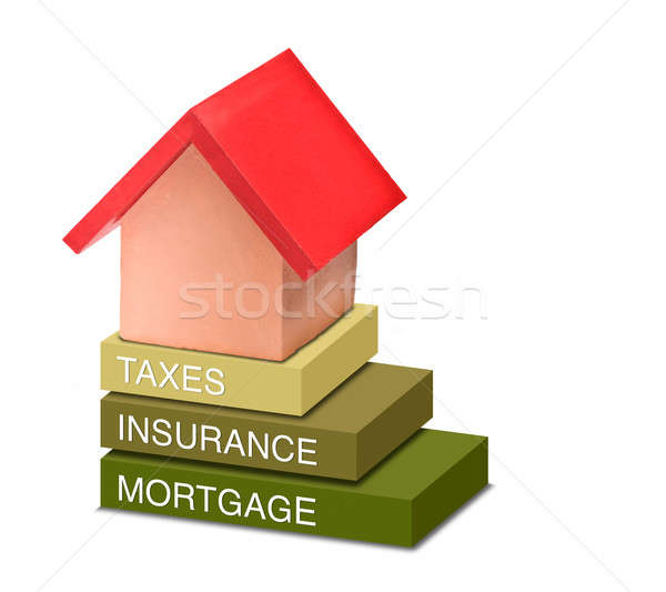 Cost like taxes, insurance and mortgage of a house Stock photo © 3523studio