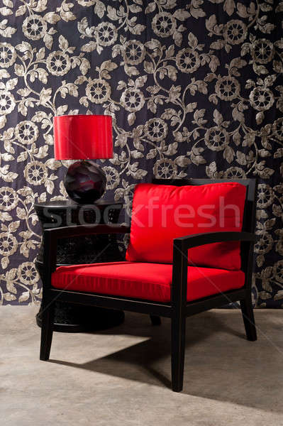 Black red Chair  Stock photo © 3523studio