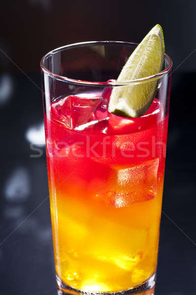 Tequila Sunrise cocktail Stock photo © 3523studio