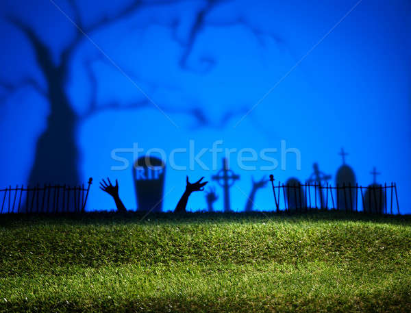 Halloween landscape Stock photo © 3523studio