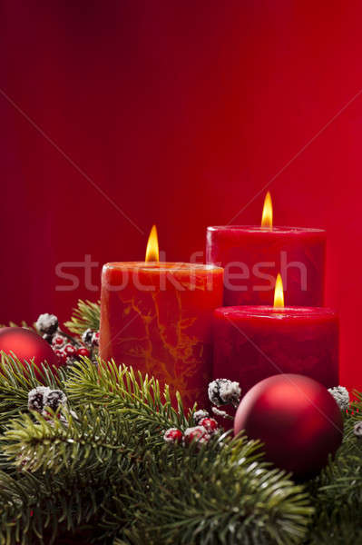Advent wreath Stock photo © 3523studio