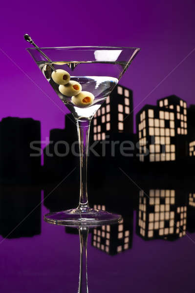 Metropolis Vodka Martini Stock photo © 3523studio