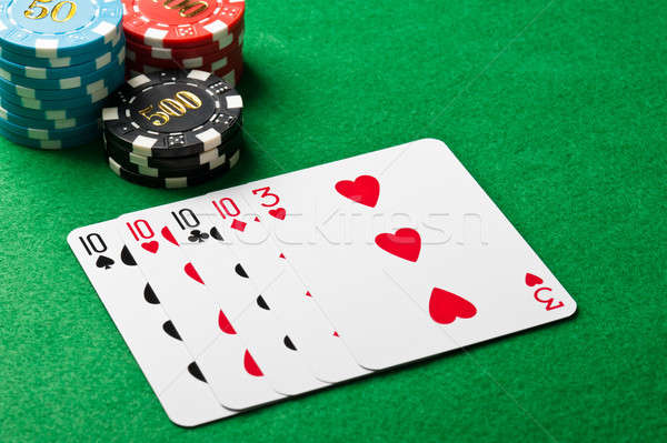 Four of a kind poker game Stock photo © 3523studio