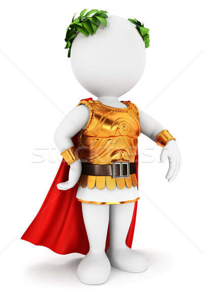 3d white people roman emperor Stock photo © 3dmask