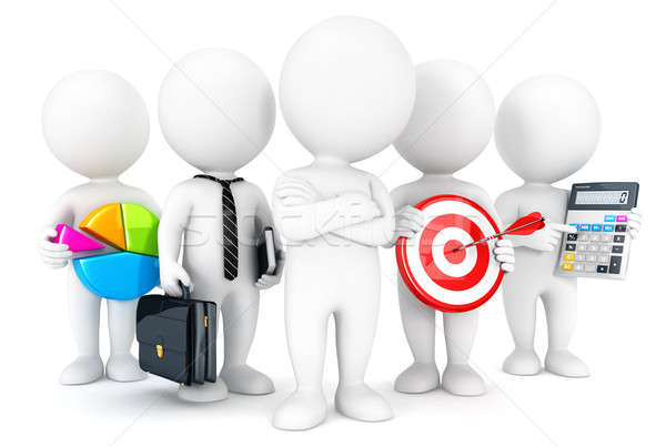 3d white people business concept Stock photo © 3dmask