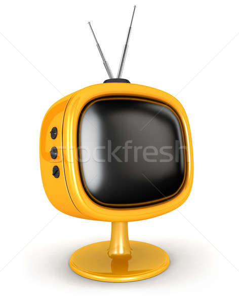 3d retro television Stock photo © 3dmask
