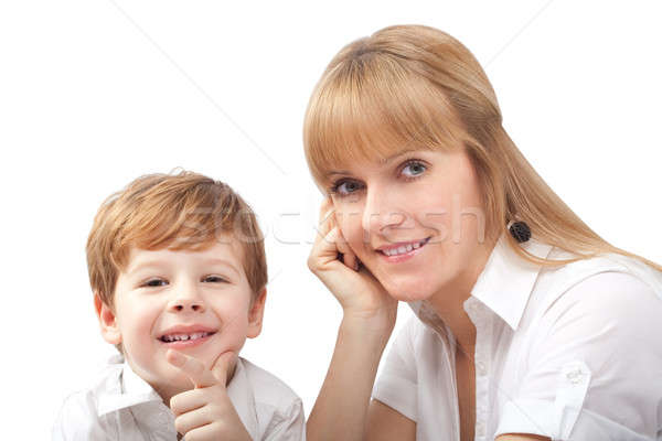 Ritratto felice sorridere madre bambino Foto d'archivio © 3dvin