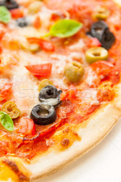 Crispy pizza Stock photo © 3pphoto31