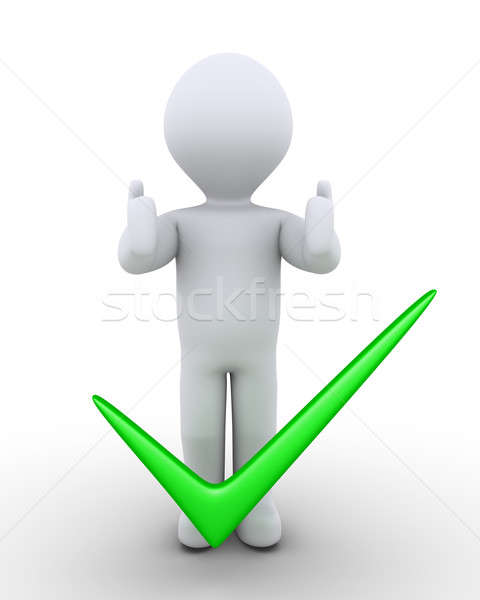 Person approves proposition Stock photo © 6kor3dos