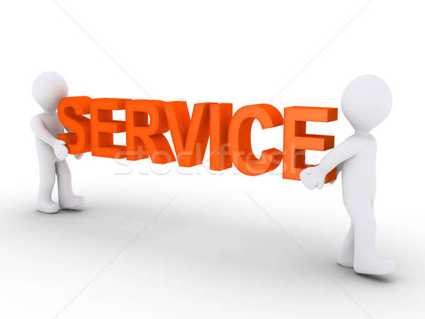 Two persons provide service Stock photo © 6kor3dos