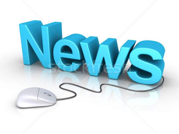 News word with computer mouse Stock photo © 6kor3dos