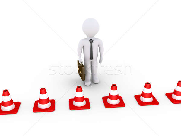 Businessman is refused access Stock photo © 6kor3dos