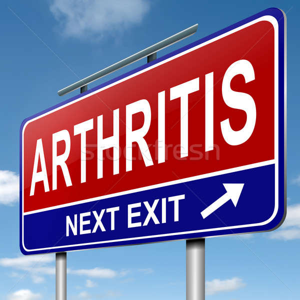 Stock photo: Arthritis concept.