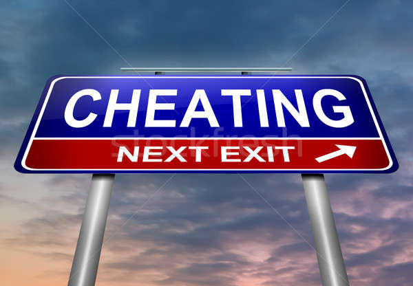 Cheating concept. Stock photo © 72soul