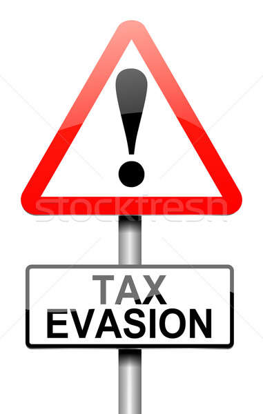 Tax evasion sign. Stock photo © 72soul