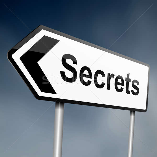 Stock photo: Secrets concept.