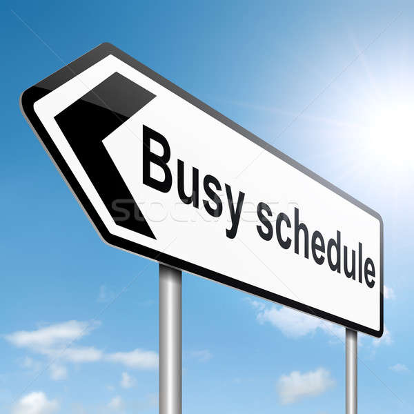Busy schedule concept. Stock photo © 72soul