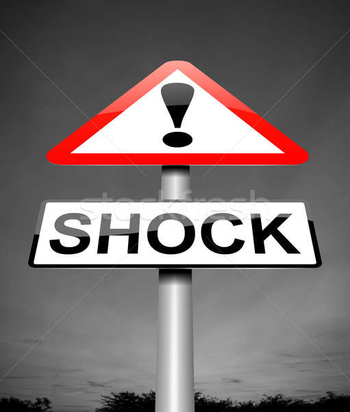 Stock photo: Shock concept.