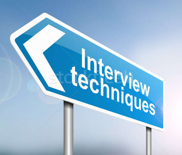 Interview techniques concept. Stock photo © 72soul